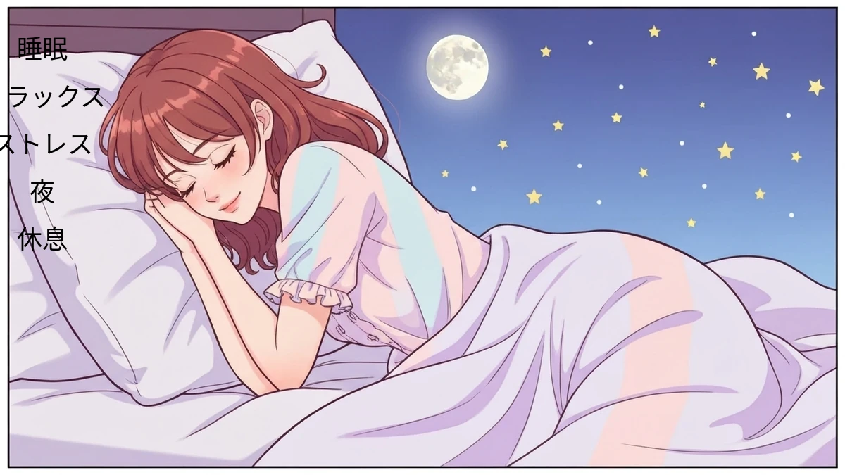ストレスで眠れない？心を落ち着かせる方法