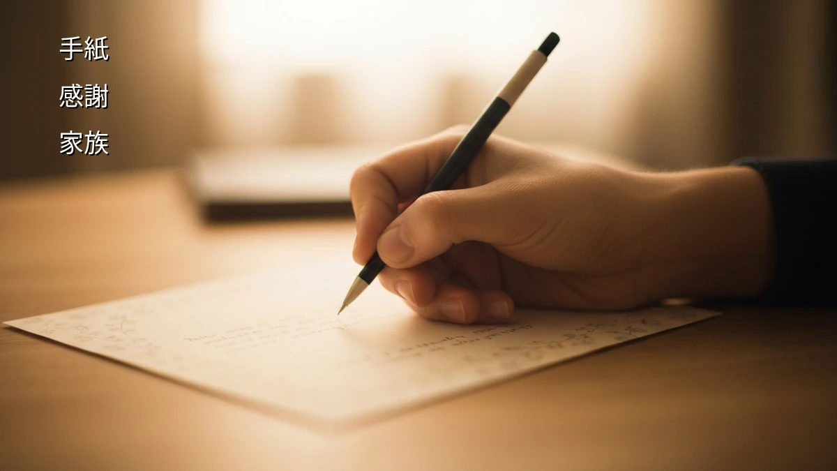 心の病で家族に感謝を伝える手紙｜例文と書き方のコツ