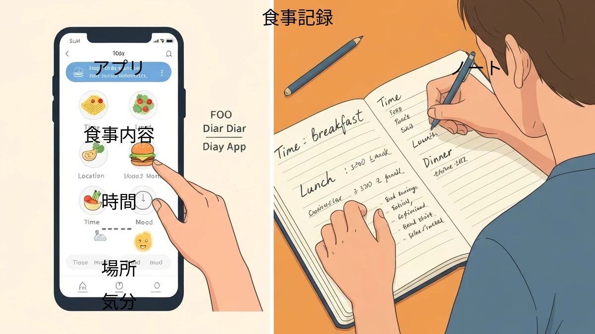 食生活を見直す第一歩:簡単な記録から