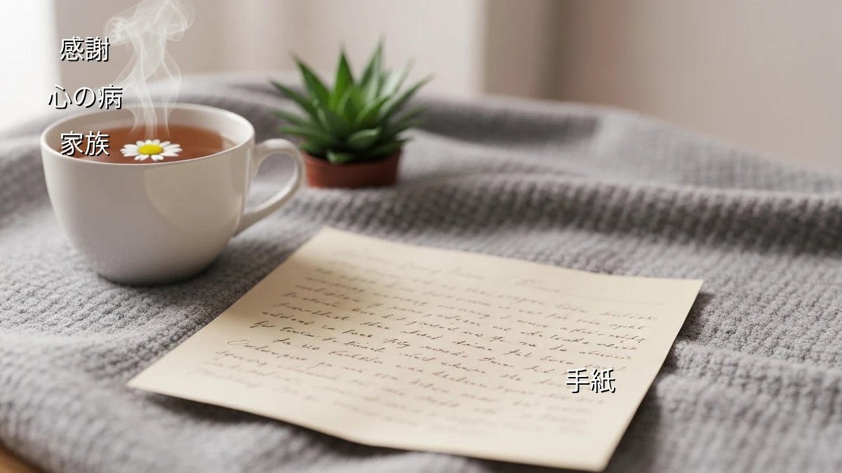 職場の心の病、家族に感謝を伝える手紙の書き方｜例文と注意点